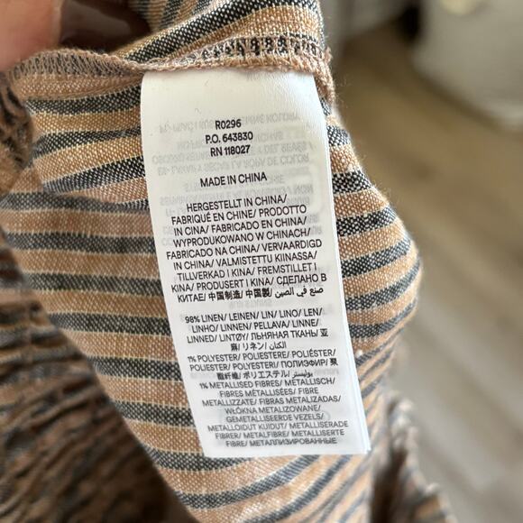 Boden Linen Shirred Waist Pants NWT - Picture 8 of 8